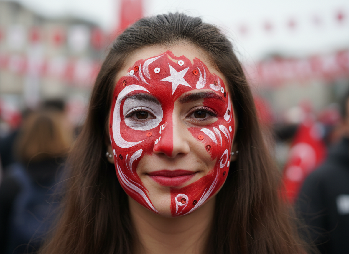 Cumhuriyet Bayramı Yüz Boyama - 29 Ekim Özel