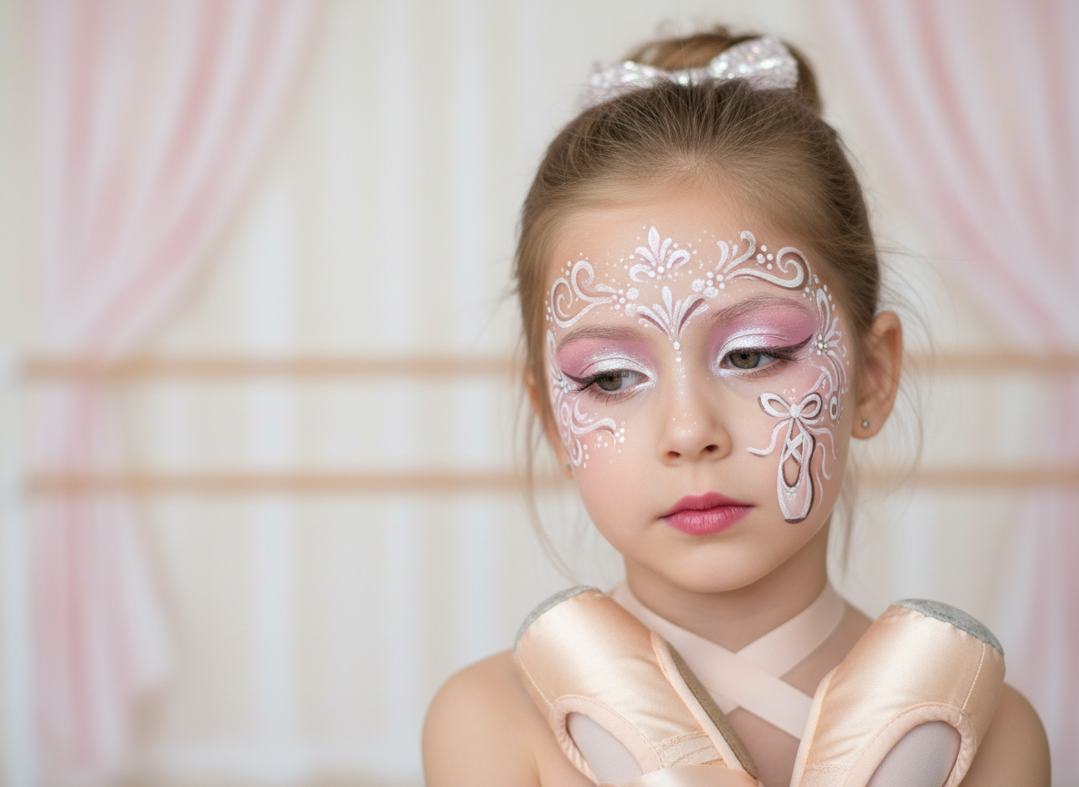 Balerin Yüz Boyama - Dans Temalı Parti