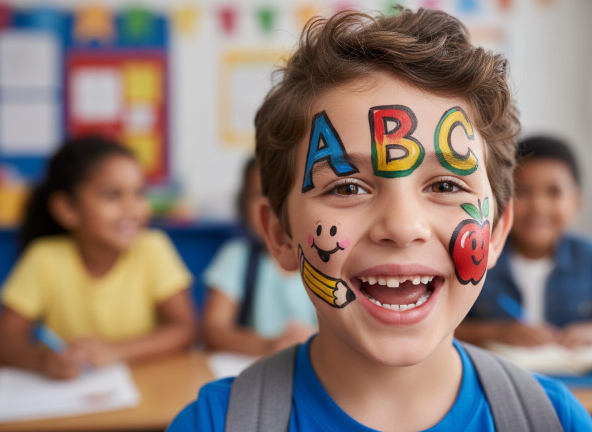 Okul Şenliği Yüz Boyama - Yıl Sonu Etkinliği